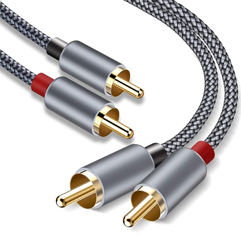 RCA ׷ ̺, [6Ft/1.8M,   ݵ] 2RCA Male To 2RCA Male ׷  ̺, Ȩ þ 